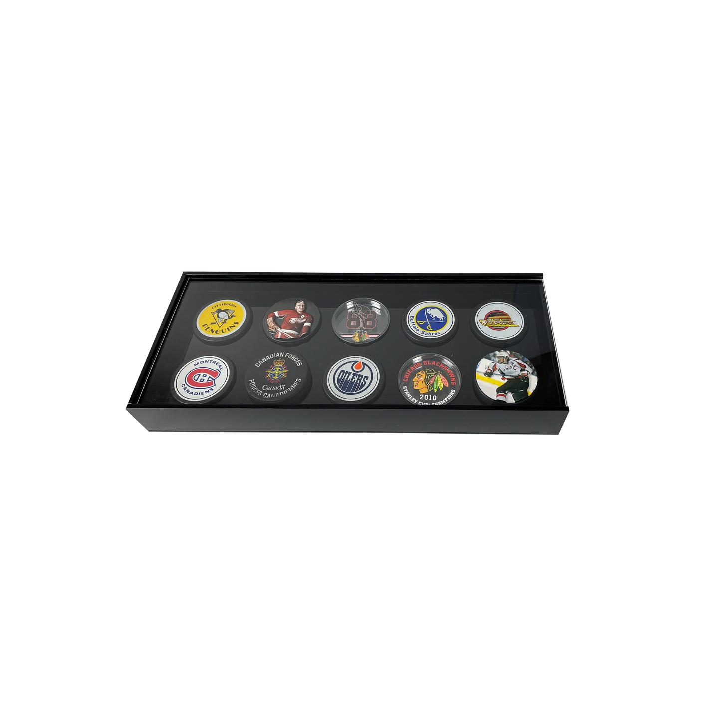 PATHER® Hockey Puck Display - 10 Slots