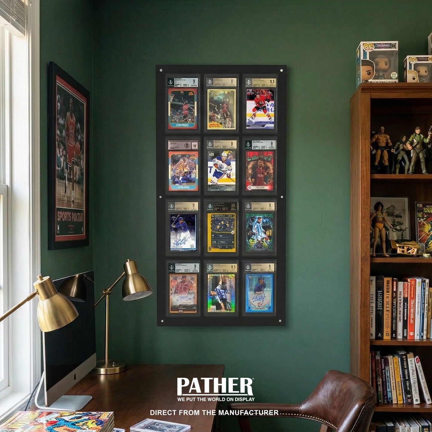 PATHER. Ultimate Graded Card Wall Display