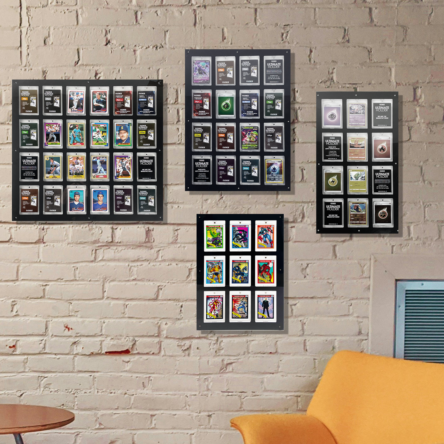PATHER® Ultimate Holder Card Wall - 24 Slots
