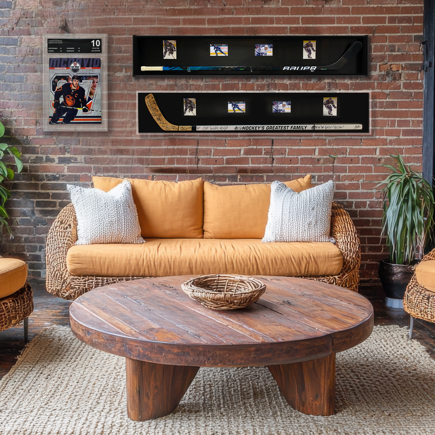 PATHER® Hockey Stick Display Case - Horizontal