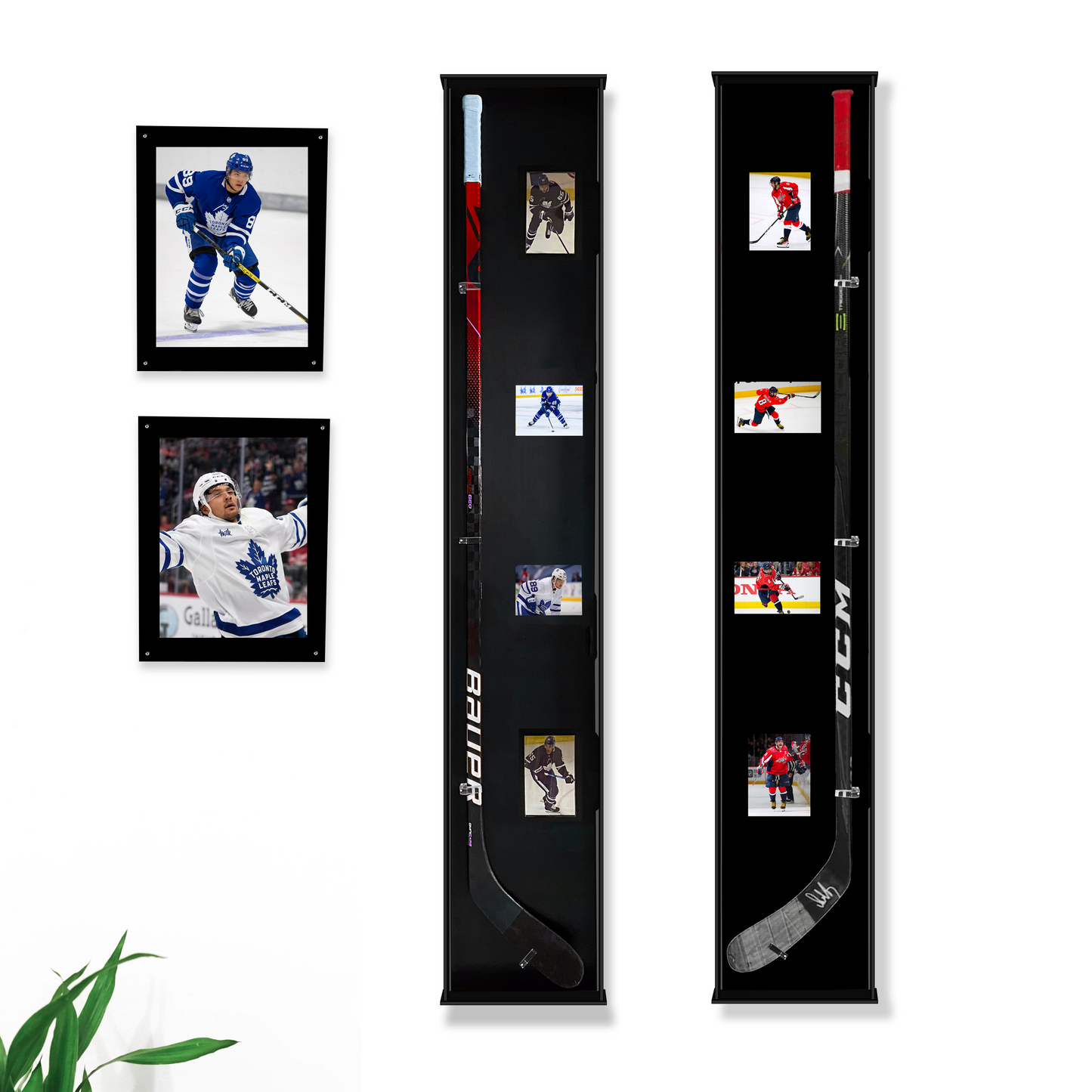 PATHER® Hockey Stick Display Case - Vertical - Right Handed