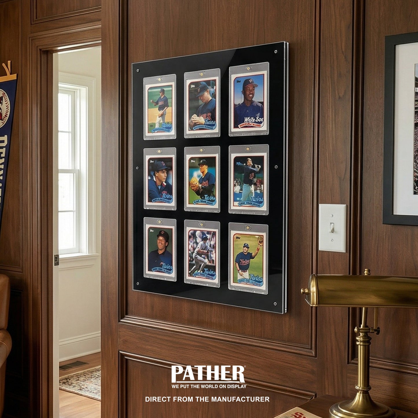 PATHER. Ultimate Holder Card Wall - 9 Slots