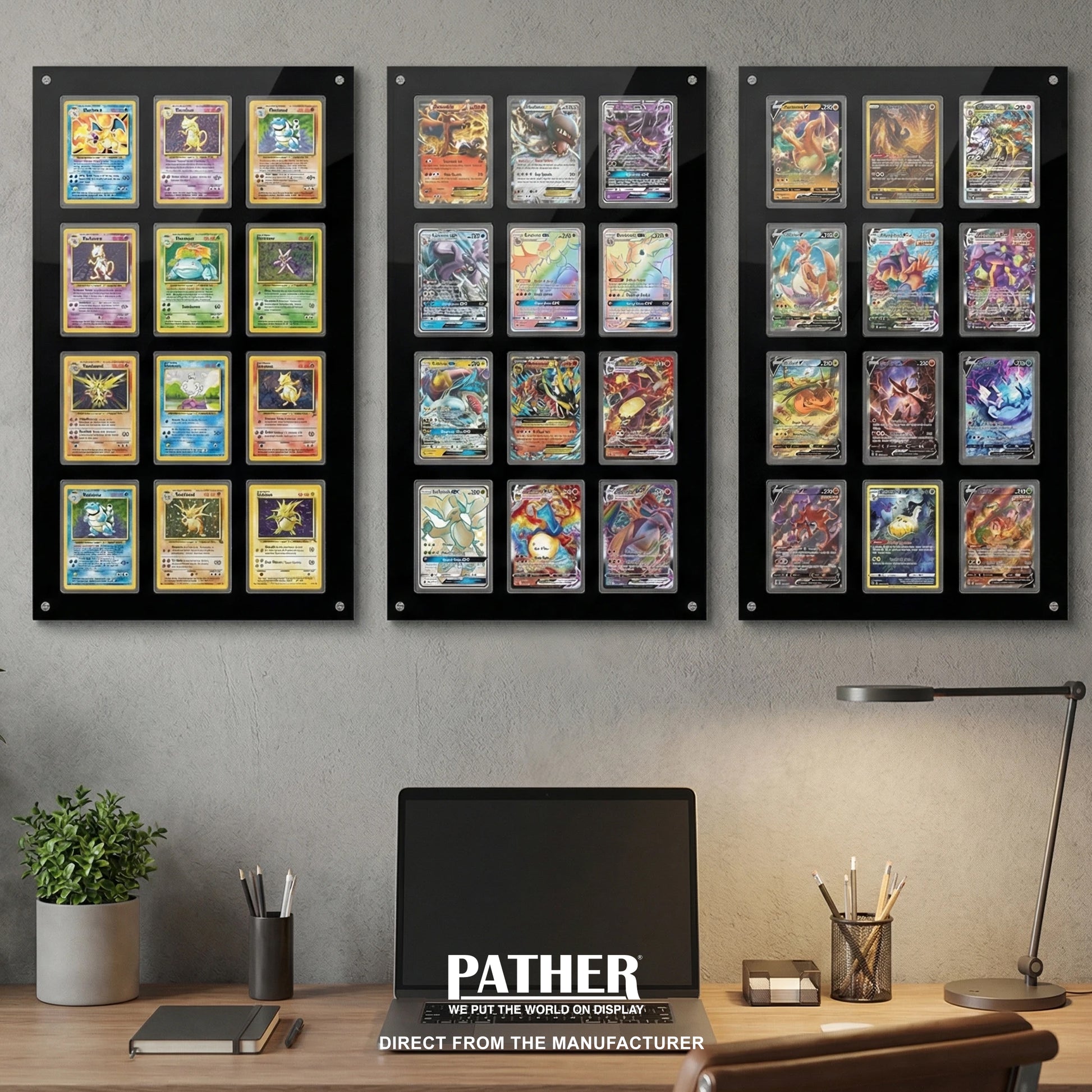 PATHER. Ultimate Holder Card Wall - 12 Slots Pather US PATHER. Ultimate Holder Card Wall - 12 Slots Pather US