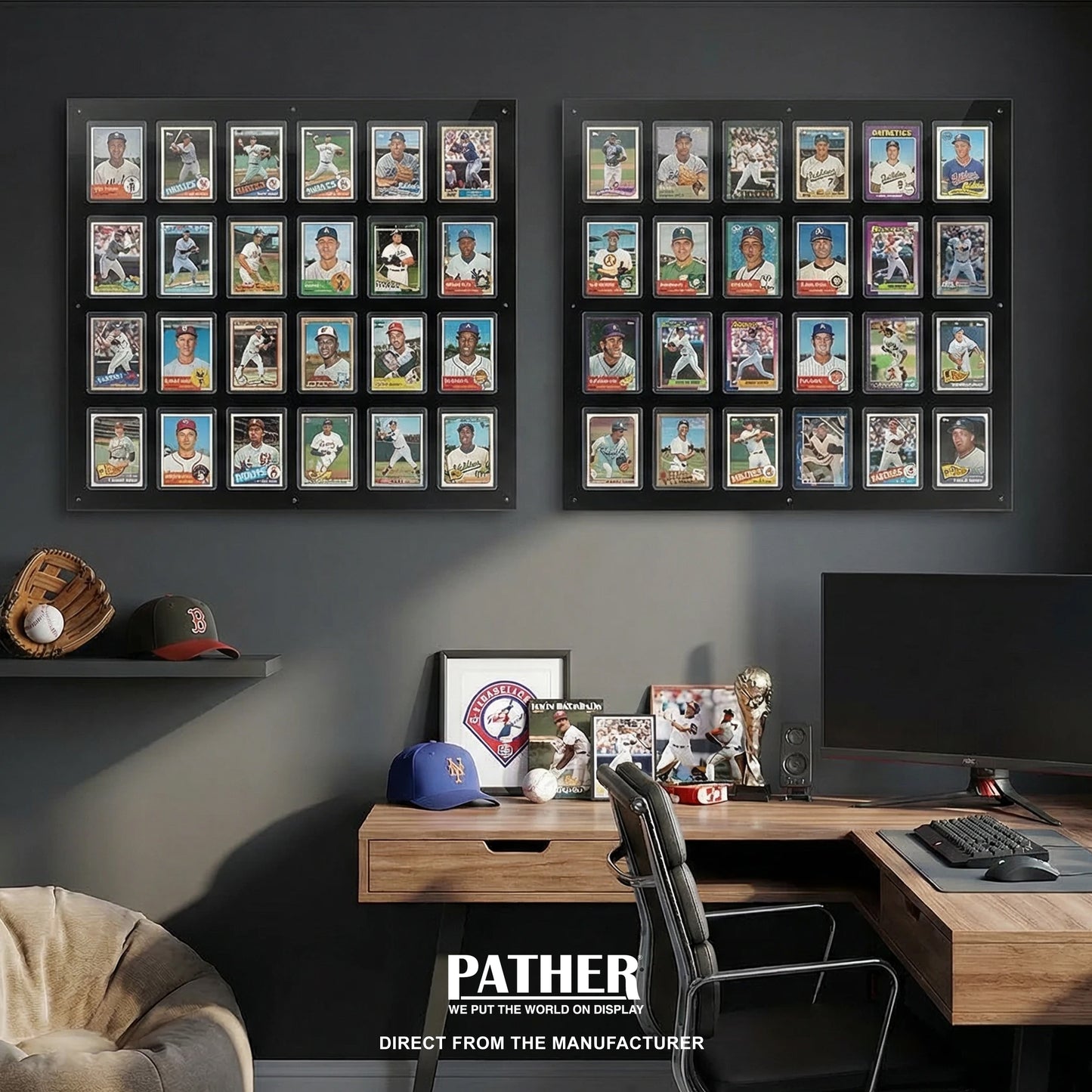 PATHER. Ultimate Holder Card Wall - 24 Slots
