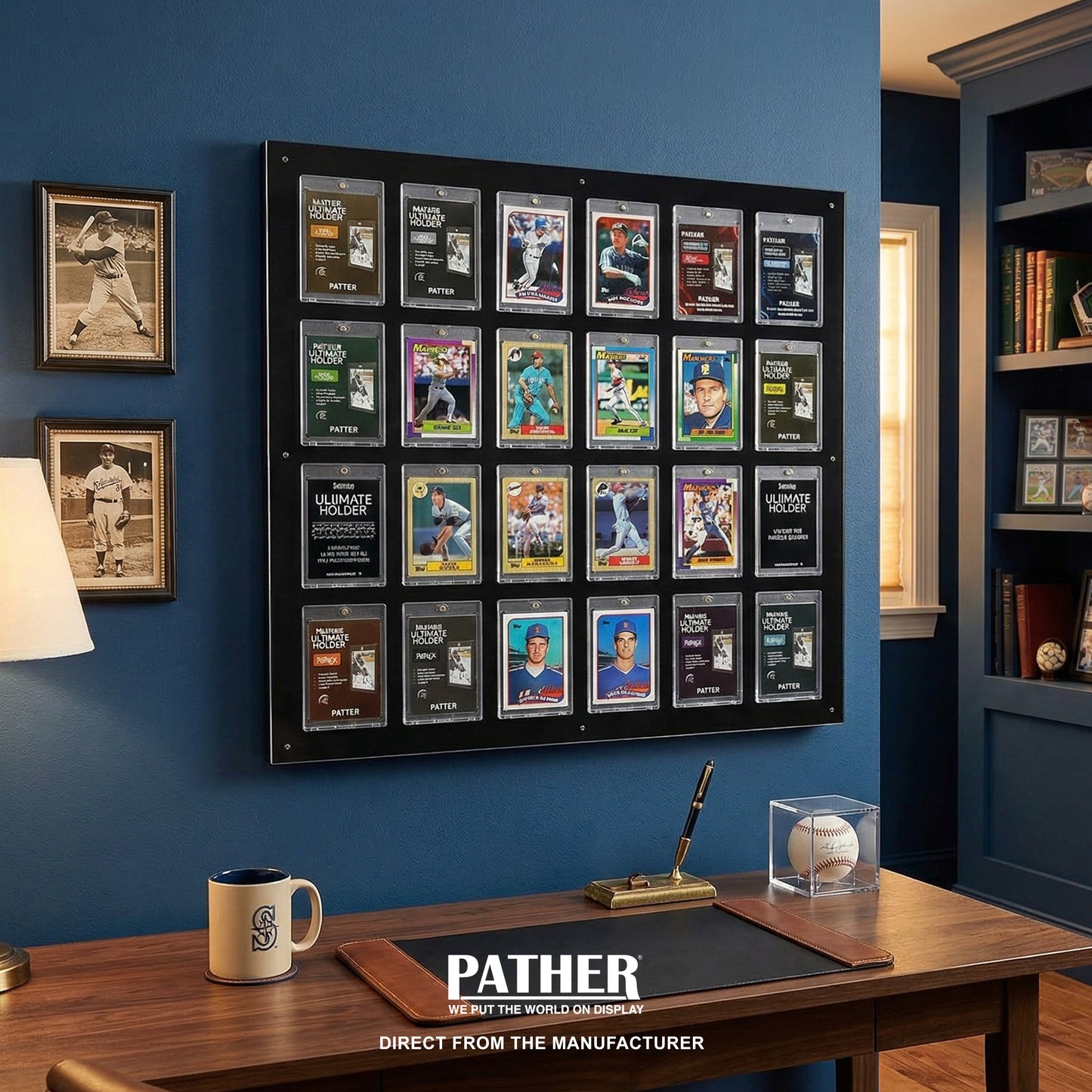 PATHER. Ultimate Holder Card Wall - 24 Slots