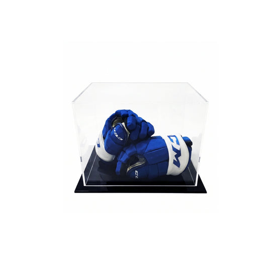 PATHER. Rectangular Display Case - 14"w x 10.5"d x 10"h with Black Base