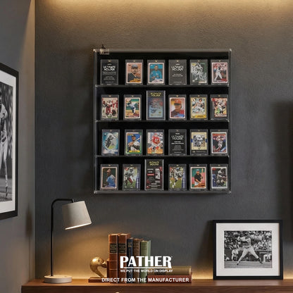 PATHER® Trading Card Display Cabinet - Large