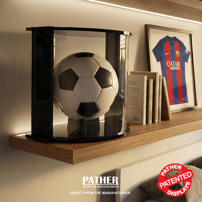 PATHER. Patented Luxury Double Curved Display Case - Small