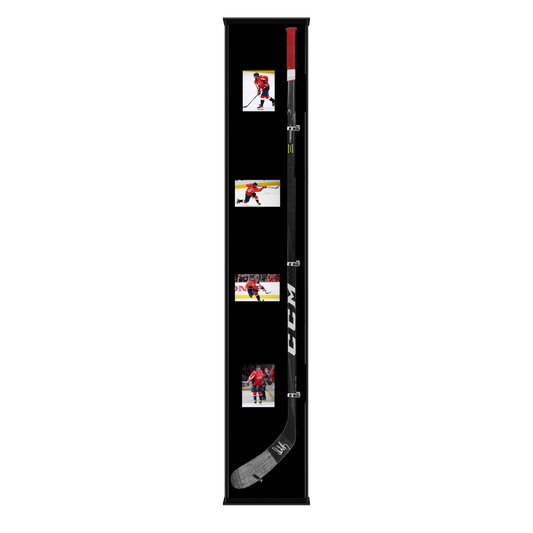 Hockey Stick Display Case - Vertical - Right Handed