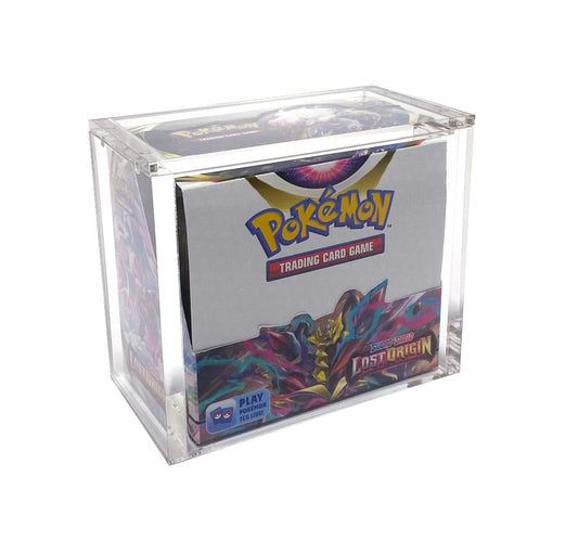 Pokemon Booster Box Display Case with Magnetic Lid