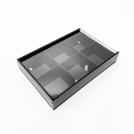 6 Slotted Hockey Puck Display Case