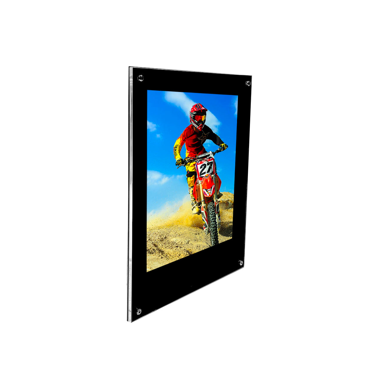 Wall Mounted Picture Frame - 8" W x 10" H - Portrait